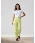 Pantalones Pasop aurora de algodón y lino