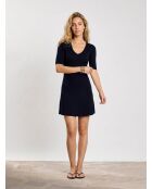 Marineblaues Kleid Evaelle
