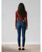 721 Skinny Sculpt Santiago Blaue Jeans mit hohem Bund
