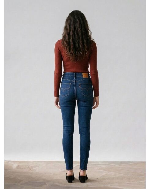 721 Skinny Sculpt Santiago Blaue Jeans mit hohem Bund