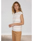 Fidela Matrosen-T-Shirt aus Baumwolle in Ecru