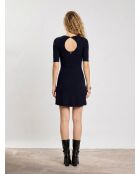 Marineblaues Kleid Evaelle