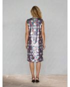Funkelndes mehrfarbiges Paillettenkleid