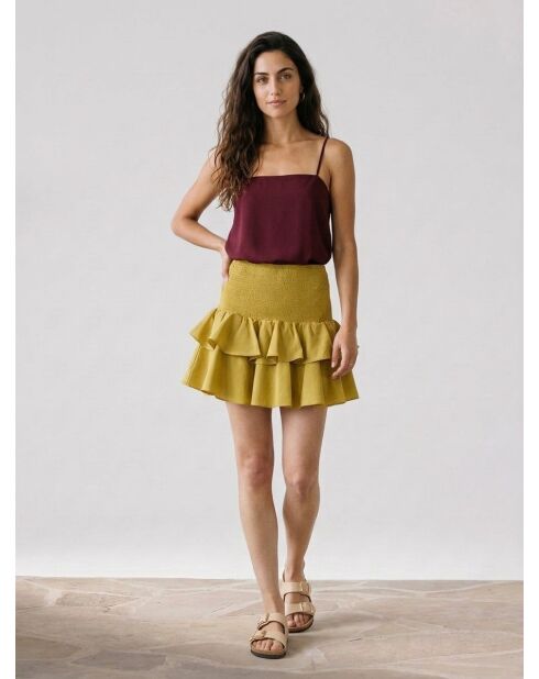 Falda camisón caqui Carmen
