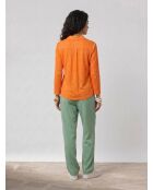 Quassilda Apricot-Hemd aus 100% Leinen