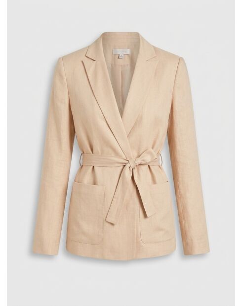 Blazer en Lin mélangé Isaline teint