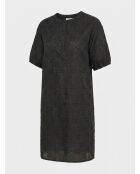 Anthrazitfarbenes Kleid Clementine