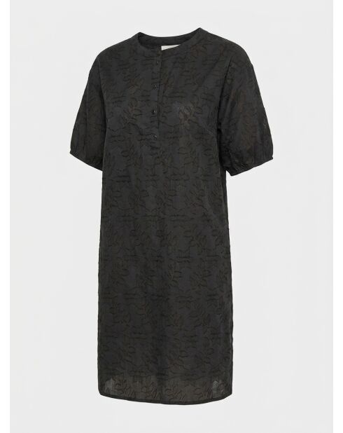 Anthrazitfarbenes Kleid Clementine