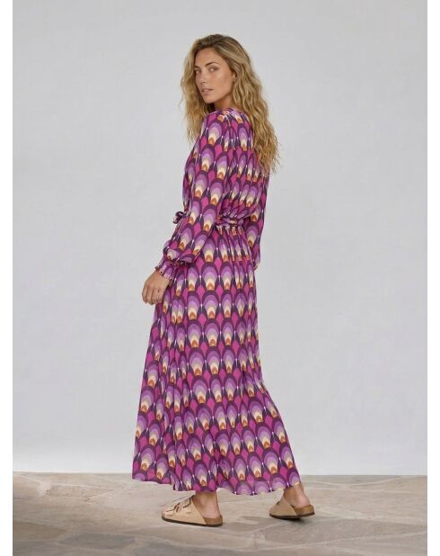 Vestido morado Lorana