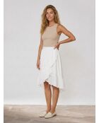 Gonna Sirocco ecru/bianco sporco