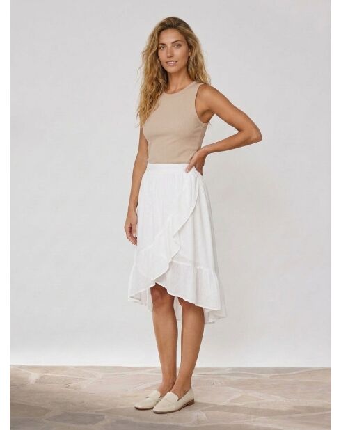 Gonna Sirocco ecru/bianco sporco