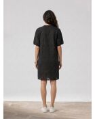 Anthrazitfarbenes Kleid Clementine