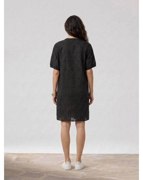 Anthrazitfarbenes Kleid Clementine