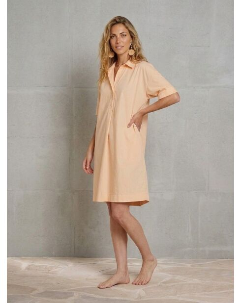 Vestido corto Noa beige
