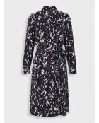 Chemise Acacia tachetée noire