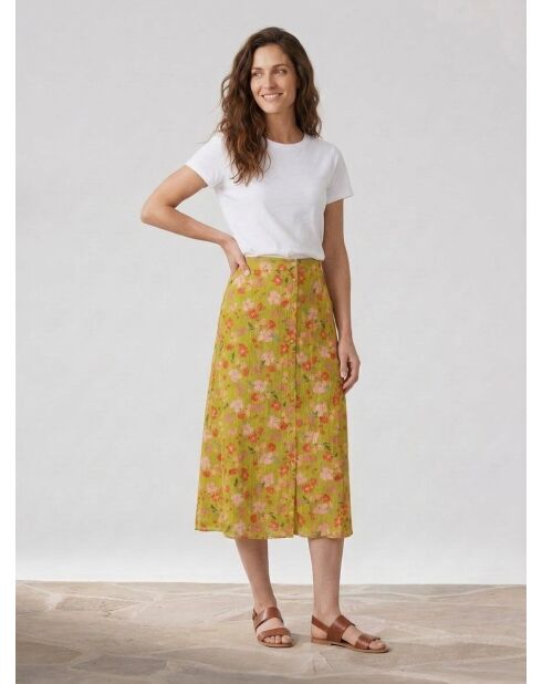Rock mit Aratase-Anis-Print