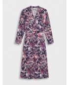 Robe Cherry imprimée rose/violet