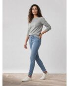 720 Hirise Super Skinny blaue Jeans