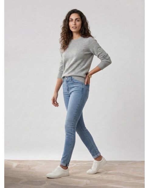 720 Hirise Super Skinny blaue Jeans