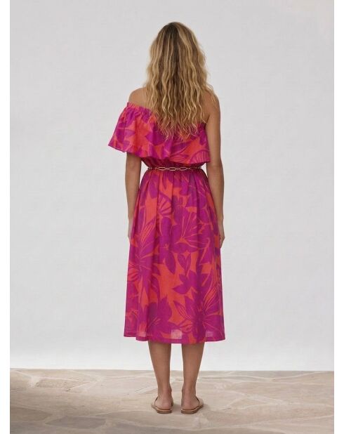 Rmichelle Pfingstrosenkleid mit Blumenmuster