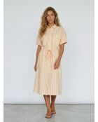 Robe chemise en Lin & Coton Varia rose