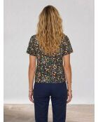 T-Shirt en Coton Graphic Varsity noir/multicolore
