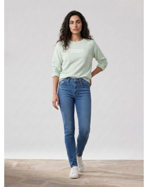 721 Skinny-Jeans mit hohem Bund, blau