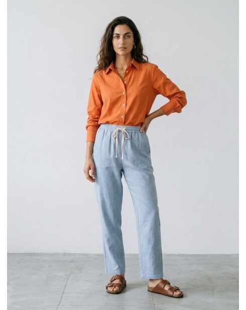 Camisa Dafne naranja
