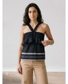 Tacuba schwarzes Top