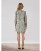 Anderson Kleid mit Strohmuster