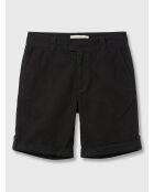 Schwarze Qeep-Shorts