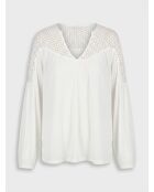 Doubai ecru/cremefarbene Bluse
