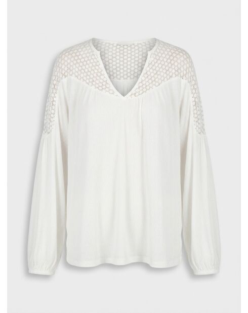 Doubai ecru/cremefarbene Bluse