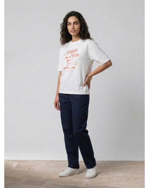 T-Shirt Loose 100% Coton Bio écru