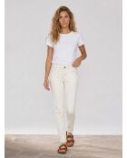 Jean droit Gisele sable blanc