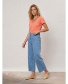 T-Shirt Soupir orange corail