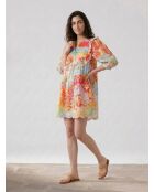 Kleid mit Batikstickerei