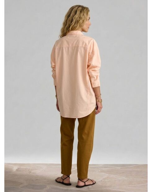 Camisa oversize Gabin rosa claro