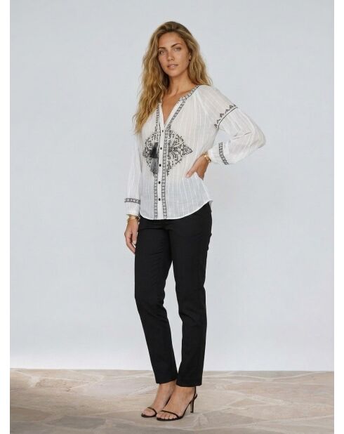 Camisa Havana blanquecina