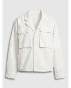 Veste Gabardine Ashley blanche