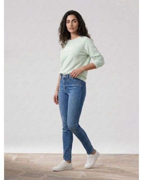 721 Skinny-Jeans mit hohem Bund, blau