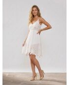 Vestido blanco bordado