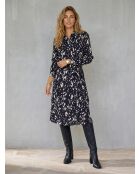 Chemise Acacia tachetée noire
