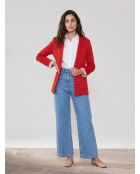 Veste blazer en Laine mélangée Voilier rouge