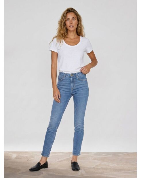 Jeans slim blu a vita alta High Five
