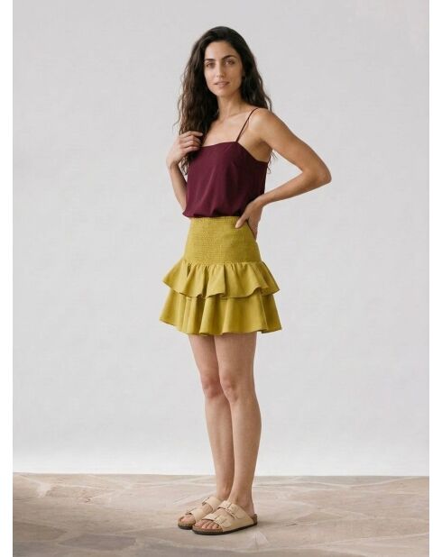 Falda camisón caqui Carmen