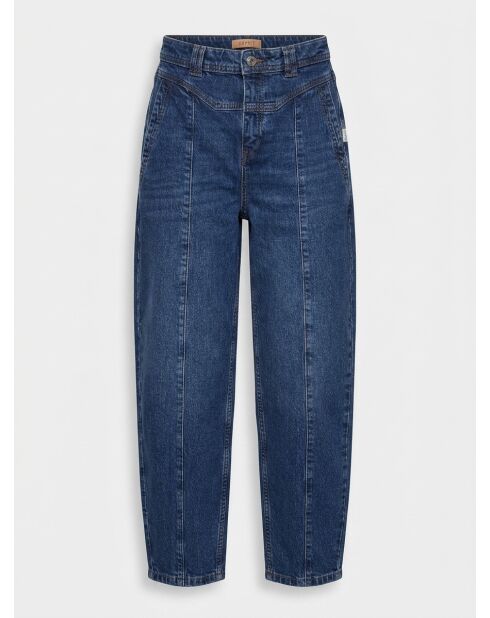 Mittelblaue Damenjeans aus schwerer Baumwolle