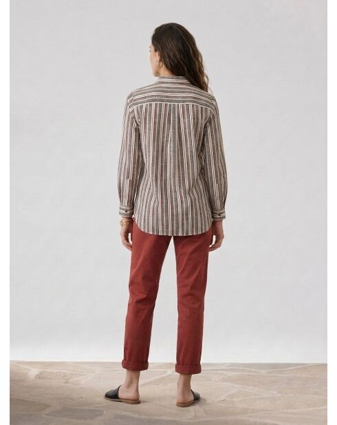 Dawn Shirt mit Erdstreifen