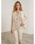 Veste en Lin mélangé Valerio écrue