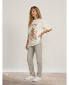 T-Shirt Easy Tiger écru/multicolore